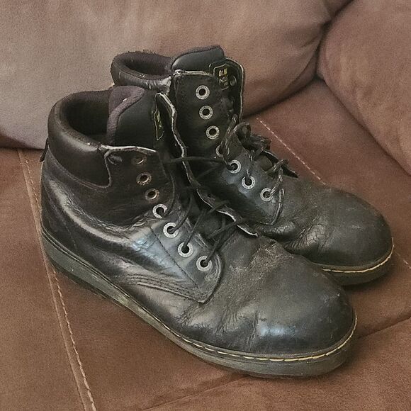 Doc Martens Air Wair Steel Toe Boots 11 - Picture 2 of 9